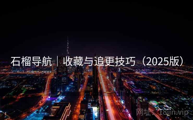 石榴导航｜收藏与追更技巧（2025版）